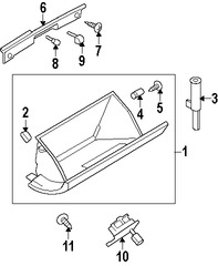 Foto de Guantera Original para Suzuki Grand Vitara Marca SUZUKI N�mero de Parte 7341065J22R8H