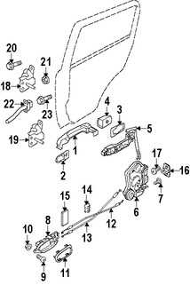 Foto de Freno de puerta Original para Suzuki Grand Vitara Marca SUZUKI N�mero de Parte 8183065J02
