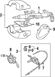 Foto de Interruptor de encendido Original para Suzuki Aerio 2002 2003 2004 2005 2006 2007 Marca SUZUKI N�mero de Parte 3711154G00