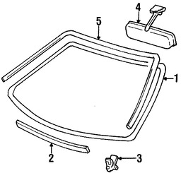 Foto de Espejo retrovisor interior Original para Suzuki Aerio Suzuki Grand Vitara Suzuki XL-7 Marca SUZUKI N�mero de Parte 8470365DV05PK