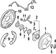 Foto de Maza de la Rueda Original para Suzuki Aerio 2003 2004 2005 2006 2007 Marca SUZUKI N�mero de Parte 4342060812