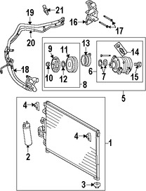 Foto de Manguera de succin Refrigerante Aire Acondicionad Original para Suzuki Verona 2004 2005 2006 Marca SUZUKI Nmero de Parte 9571086Z00