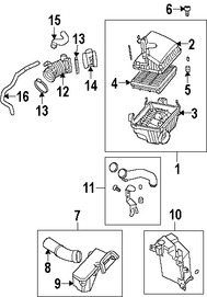 Foto de Sensor de flujo de masa de aire Original para Suzuki Verona 2004 2005 2006 Marca SUZUKI N�mero de Parte 1380086Z00