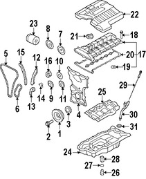 Foto de Tapa de Valvula del Motor Original para Suzuki Verona 2004 2005 2006 Marca SUZUKI Nmero de Parte 1117086ZA0