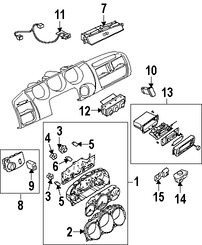Foto de Bombilla de Panel de Instrumentos Original para Suzuki Verona 2004 2005 2006 Marca SUZUKI N�mero de Parte 3417186Z10