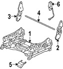 Foto de Motor de Asiento Original para Suzuki Verona 2004 2005 2006 Marca SUZUKI Nmero de Parte 8683086Z00