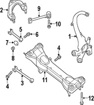 Foto de Muon de Suspensin Original para Suzuki Verona 2004 2005 2006 Marca SUZUKI Nmero de Parte 4611086Z00