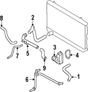 Foto de Empacadura de la carcasa del termostato del refrig Original para Suzuki Forenza Suzuki Reno Marca SUZUKI Nmero de Parte 1769985Z01