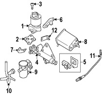 Foto de Switch de Control Vlvula EGR Original para Suzuki Forenza Suzuki Reno Marca SUZUKI Nmero de Parte 1811685Z00