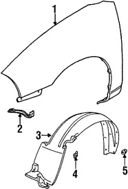 Foto de Tuerca de cubierta de parachoques Original para Suzuki Swift Suzuki Esteem Suzuki Aerio Marca SUZUKI N�mero de Parte 0914805018