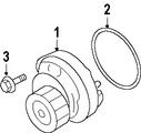 Foto de Anillo toroidal de la bomba de agua del motor Original para Suzuki Reno Suzuki Forenza Marca SUZUKI Nmero de Parte 1743185Z01