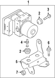 Foto de V�lvula Moduladora Frenos ABS Original para Suzuki Reno 2007 2008 Suzuki Forenza 2007 2008 Marca SUZUKI N�mero de Parte 5610085Z12