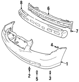 Foto de Tuerca de cubierta de parachoques Original para Suzuki Esteem Suzuki Aerio Suzuki Swift Marca SUZUKI N�mero de Parte 0914805028