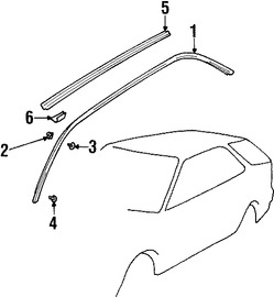 Foto de Tuerca de cubierta de parachoques Original para Suzuki Esteem Suzuki SX4 Suzuki Kizashi Marca SUZUKI N�mero de Parte 0914805044