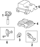 Foto de Sensor de Detonacin Original para Suzuki XL-7 2007 2008 Marca SUZUKI Nmero de Parte 1864078J00