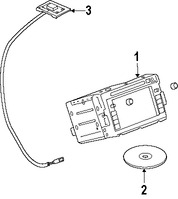 Foto de Conjuto de Antena de GPS Original para Suzuki XL-7 2007 2008 2009 Marca SUZUKI Nmero de Parte 3995078J01