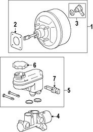 Foto de Vlvula de Control Reforzador de Frenos de Potencia Original para Suzuki XL-7 2007 2008 2009 Marca SUZUKI Nmero de Parte 5137078J01