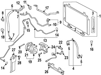 Foto de Manguera de succin Refrigerante Aire Acondicionad Original para Suzuki SX4 2007 2008 2009 Marca SUZUKI Nmero de Parte 9571080J10