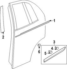 Foto de Protector contra Intemperie Cristal de Puerta Original para Suzuki Kizashi 2010 2011 2012 2013 Marca SUZUKI N�mero de Parte 8384157L00