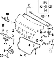 Foto de Interruptor Liberador de Bal Original para Suzuki Kizashi 2010 2011 2012 2013 Marca SUZUKI Nmero de Parte 3717857L00