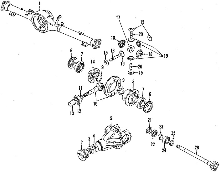 Foto de Rodamiento de Eje Propulsor Original para Suzuki Samurai Marca SUZUKI N�mero de Parte 0926935009