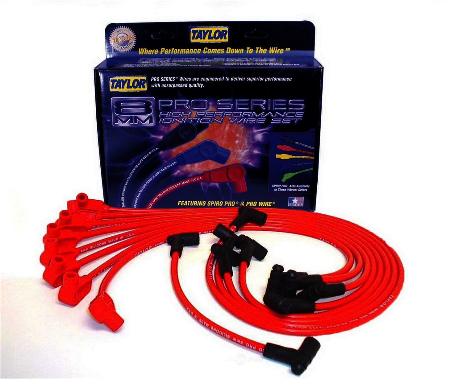 Foto de Juego de Cables de Encendido para Buick Chevrolet GMC Oldsmobile Pontiac Marca TAYLOR CABLE Nmero de Parte 74202