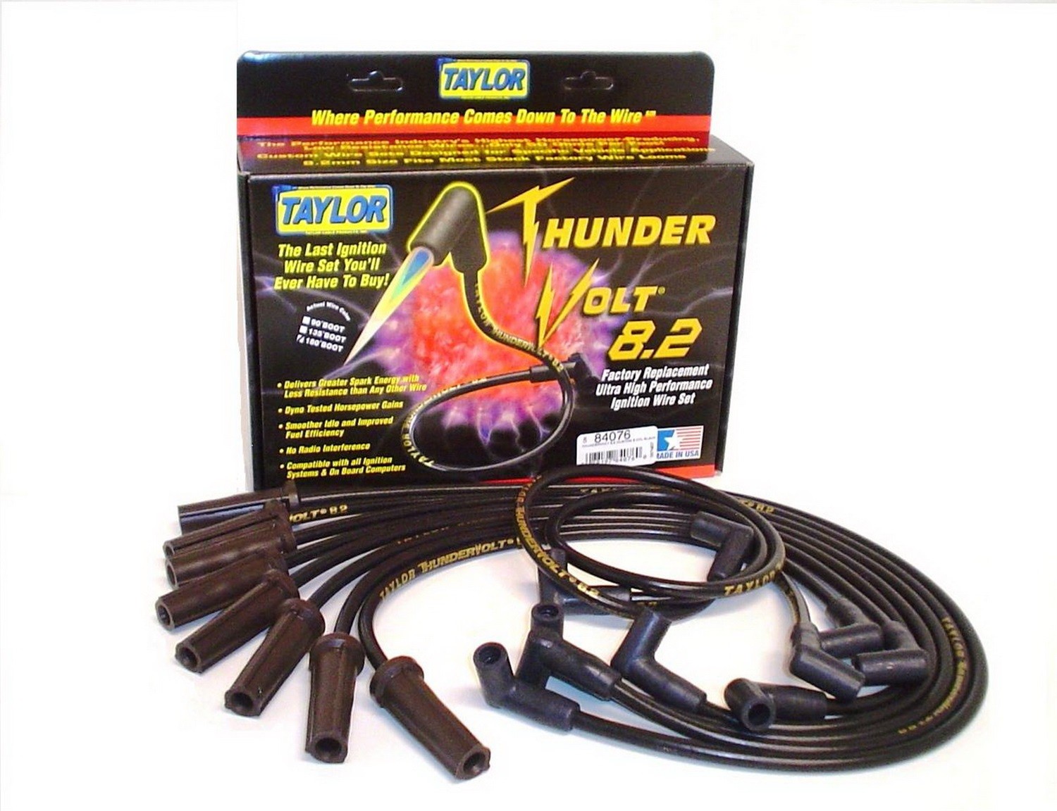 Foto de Juego de Cables de Encendido para Dodge Dakota Dodge Durango Dodge Ram 1500 Dodge Ram 2500 Dodge Ram 3500 Jeep Grand Cherokee Marca TAYLOR CABLE Nmero de Parte 84076