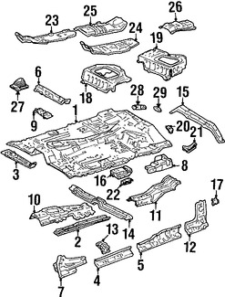 Foto de Estribo Original para Toyota Tundra Toyota Sequoia Marca TOYOTA N�mero de Parte 570230C012
