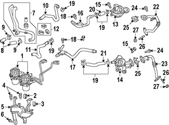 Foto de Manguera de Bomba de Aire Original para Toyota Tundra Marca TOYOTA Nmero de Parte 173420S010