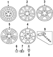 Foto de Ruedas Original para Toyota Tundra Marca TOYOTA N�mero de Parte 426110C110