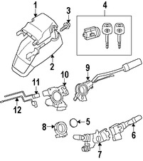 Foto de Cilindro de Encendido Original para Toyota Tundra Marca TOYOTA N�mero de Parte 690570C030