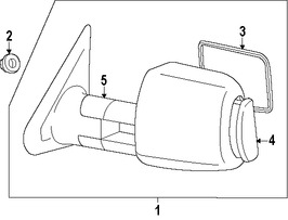 Foto de Espejo retrovisor exterior Original para Toyota Tundra Marca TOYOTA N�mero de Parte 879400C221