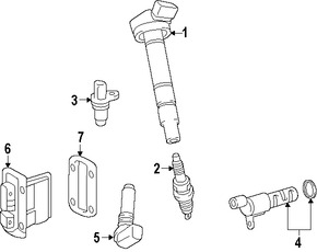 Foto de Solenoide de Tiempo Variable Original para Toyota  Lexus Marca TOYOTA N�mero de Parte 153300S010