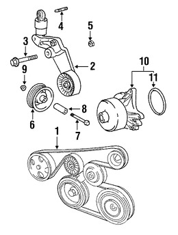 Foto de Perno de la polea del tensor de la correa Original para Toyota MR2 Spyder Toyota Celica Marca TOYOTA Nmero de Parte 9010512297