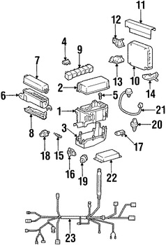 Foto de Computadora del Motor Original para Toyota MR2 Spyder 2000 2001 2002 2003 2004 2005 Marca TOYOTA Nmero de Parte 8966117722