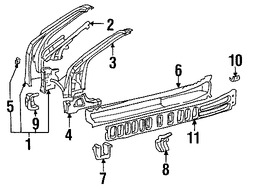 Foto de Estribo Original para Toyota MR2 Spyder 2000 2001 2002 2003 2004 2005 Marca TOYOTA N�mero de Parte 6141817020