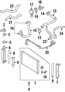 Foto de Tubo de Bypass de Refrigerante de Motor Original para Toyota Corolla 2003 2004 Toyota Matrix 2003 2004 2005 2006 Marca TOYOTA Nmero de Parte 1626822101