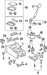 Foto de Interruptor de Calefacci�n del Asiento Original para Toyota Sequoia Toyota Tundra Marca TOYOTA N�mero de Parte 847510C020