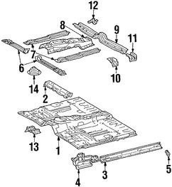 Foto de Estribo Original para Toyota Sequoia Toyota Tundra Marca TOYOTA N�mero de Parte 574120C020