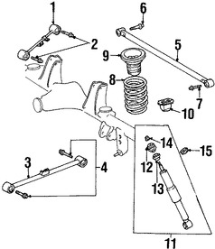 Foto de Brazo de Control Lateral Original para Toyota Sequoia Marca TOYOTA N�mero de Parte 4874034010