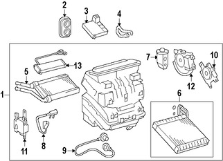 Foto de Modulo de Control calefaccin, ventilacin y aire acondicionado Original para Toyota RAV4 2006 2007 2008 Marca TOYOTA Nmero de Parte 8865042191