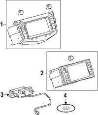Foto de Conjuto de Antena de GPS Original para Toyota RAV4 2008 2009 2010 2011 2012 Marca TOYOTA N�mero de Parte 8686042030