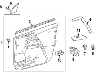 Foto de Switch de Memoria de Asiento Original para Toyota RAV4 2013 2014 2015 2016 2017 Marca TOYOTA Nmero de Parte 849270R010