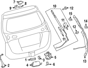 Foto de Modulo de Control de Puerta Trasera Original para Toyota RAV4 2013 Marca TOYOTA Nmero de Parte 892220R031