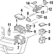 Foto de Modulo de Control de Caja de Transferencia Original para Toyota FJ Cruiser Marca TOYOTA Nmero de Parte 8953335260