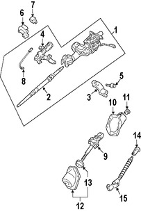 Foto de Solenoide de Seguro de la Palanca Original para Toyota FJ Cruiser Marca TOYOTA Nmero de Parte 8543235030