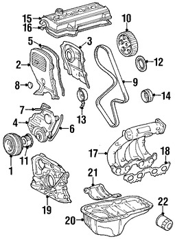 Foto de Engranaje del Cigueal Original para Toyota Celica Toyota Camry Toyota RAV4 Toyota MR2 Marca TOYOTA Nmero de Parte 1352174040