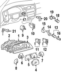 Foto de Interruptor Caja de Transferencia Original para Toyota Tacoma Toyota 4Runner Marca TOYOTA Nmero de Parte 8472535010