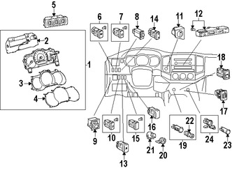 Foto de Interruptor de la Unidad de Control de Traccin Original para Toyota Tacoma 2007 2008 2009 2010 2011 Marca TOYOTA Nmero de Parte 8498804060