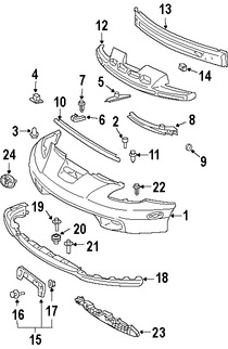 Foto de Tuerca de barra de impacto de parachoque  Original para Toyota Celica Toyota FJ Cruiser Toyota Prius Toyota Marca TOYOTA Nmero de Parte 9017908241